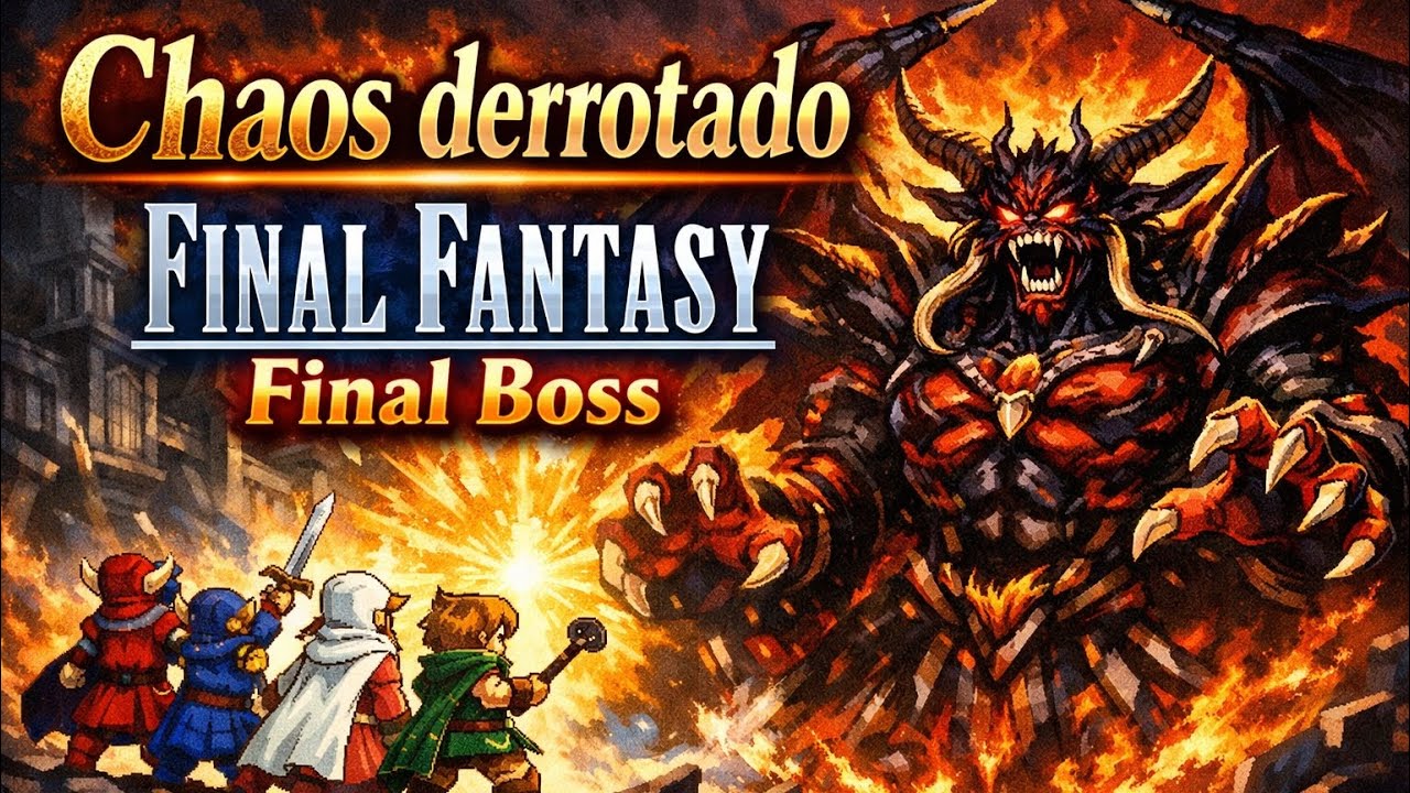 Chaos derrotado 🔥🔥| Final Fantasy Final Boss