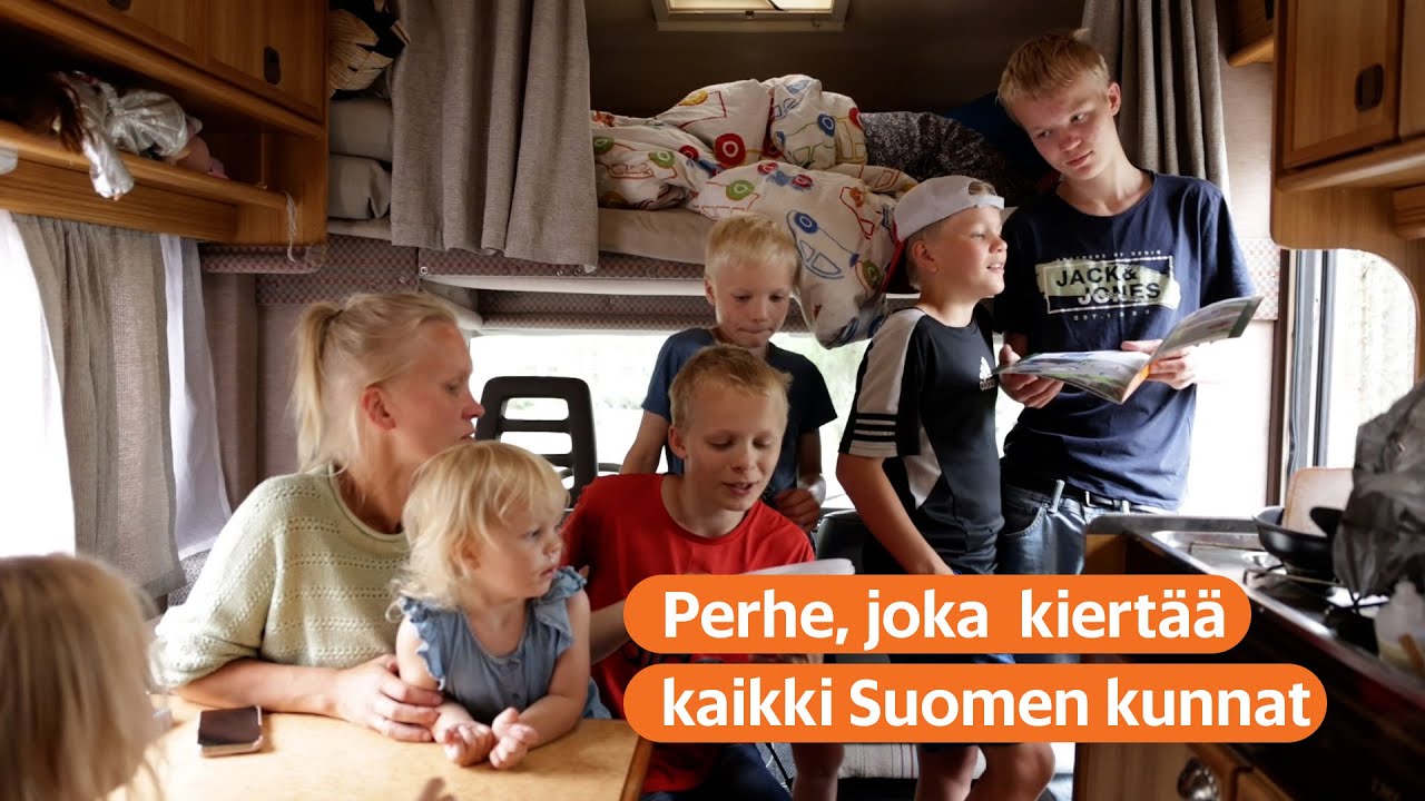 Savolaisten perhe kiertää koko Suomen