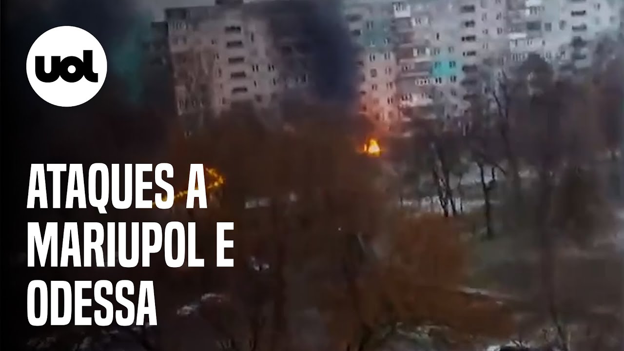 Guerra: vídeos mostram destruição em Odessa e Mariupol após avanço de tropas da Rússia