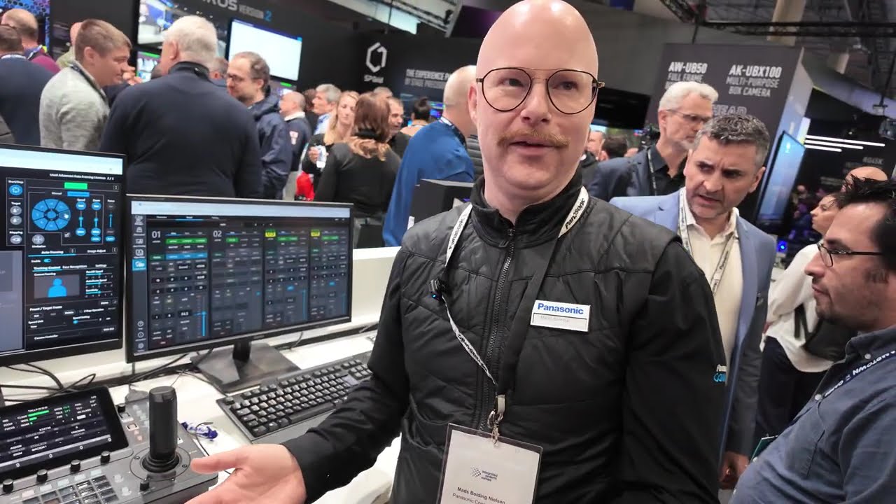 Panasonic AW-RP200GJ Hands-On: New PTZ Remote, Autoframing & More | ISE 2026