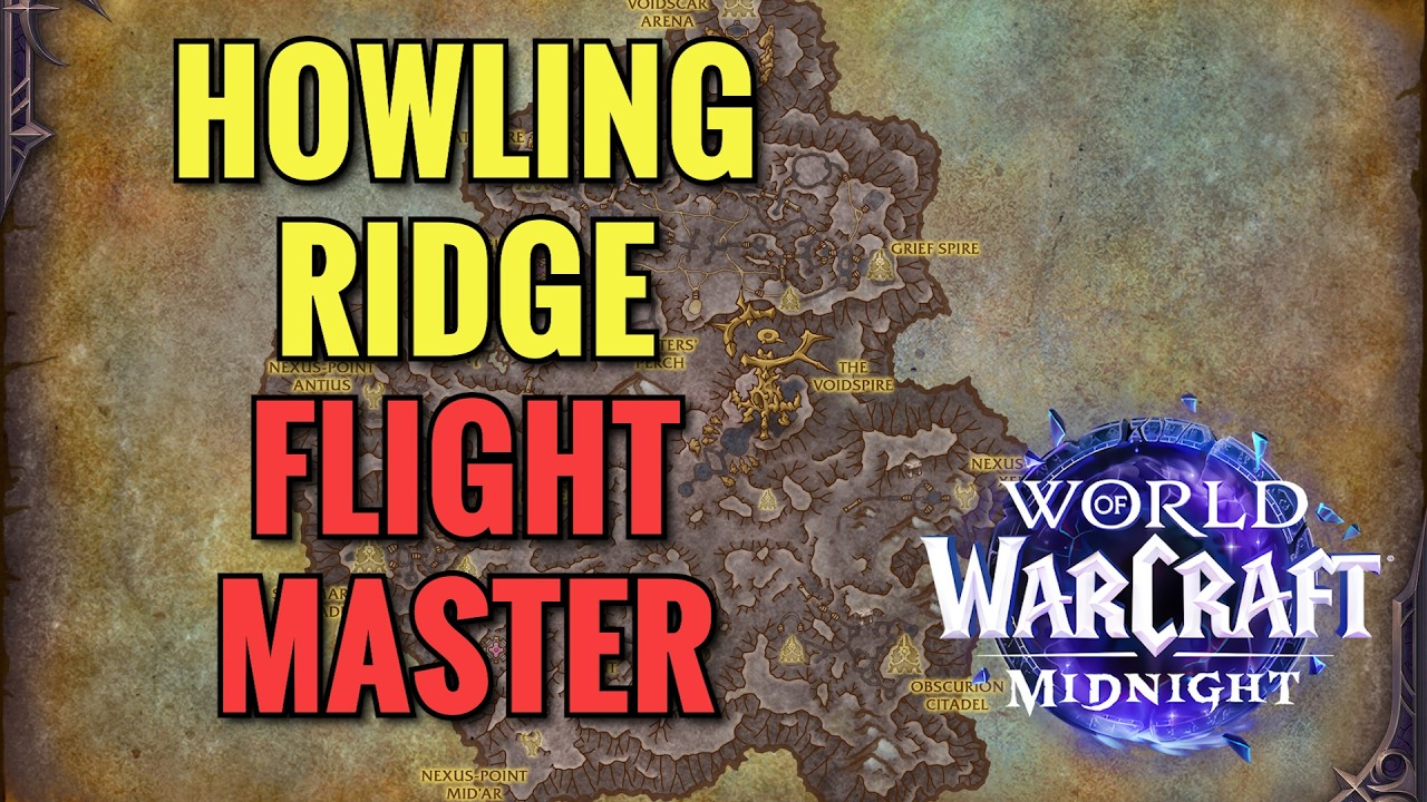 Howling Ridge (Voidstorm) Flight Master Location (WoW Midnight)