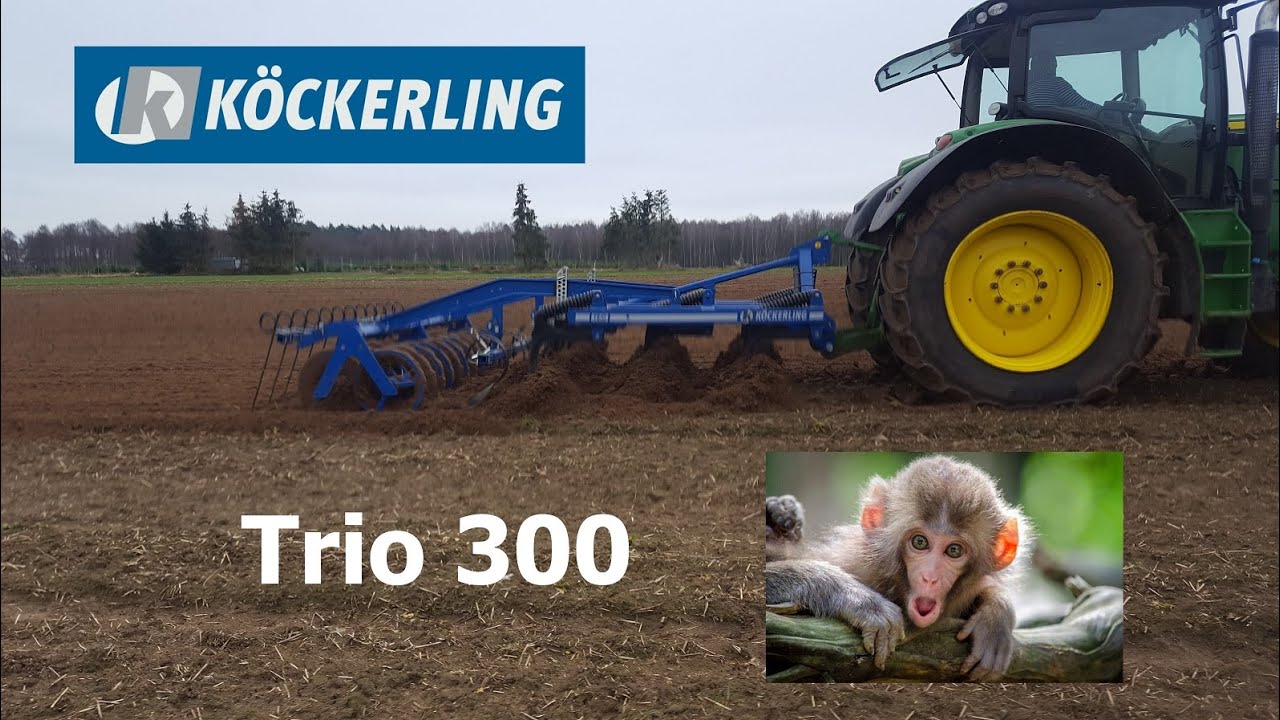 Uprawa pod siew! KOCKERLING Trio 300, mulczowanie, uprawa uproszczona