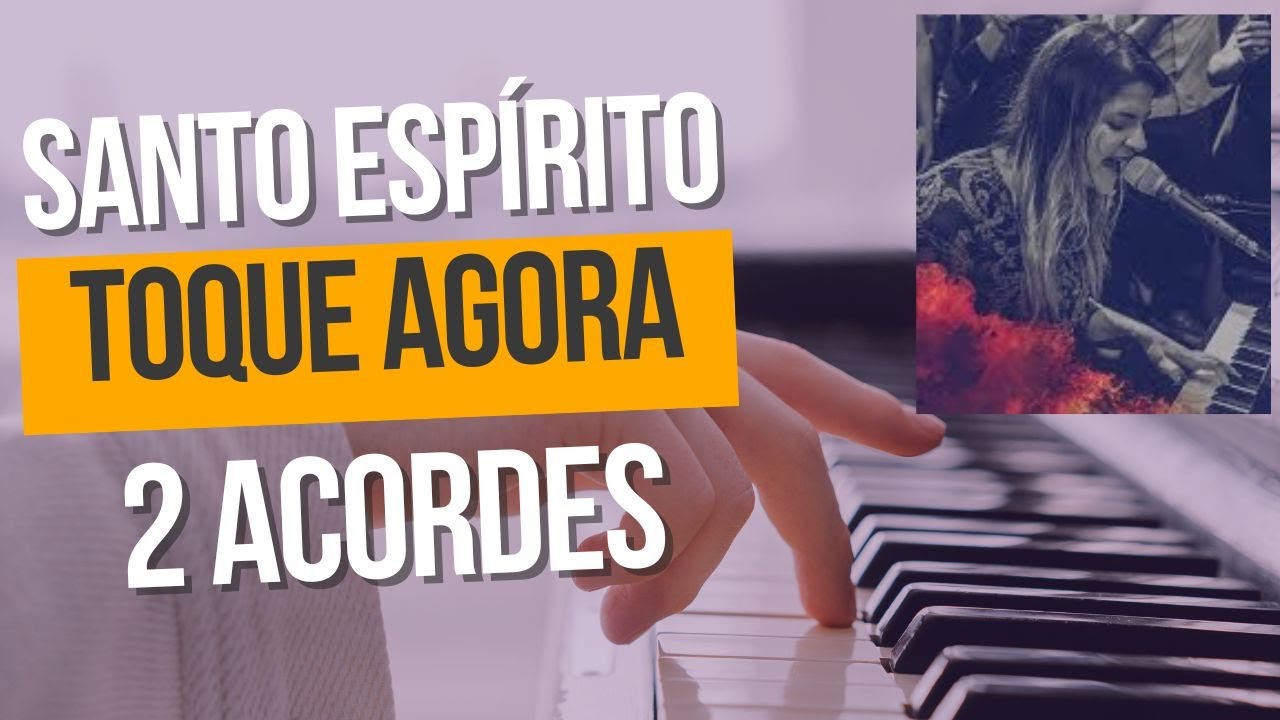 SANTO ESPÍRITO - Laura Souguellis | 2 Acordes  - Toque Agora | Aula de Teclado | 3 Dicas no Final