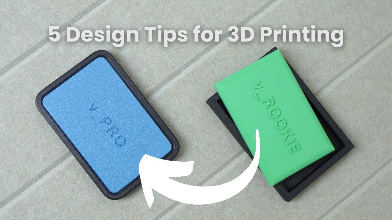 5 Pro Design Tips for 3D Printing [Weekly 3]