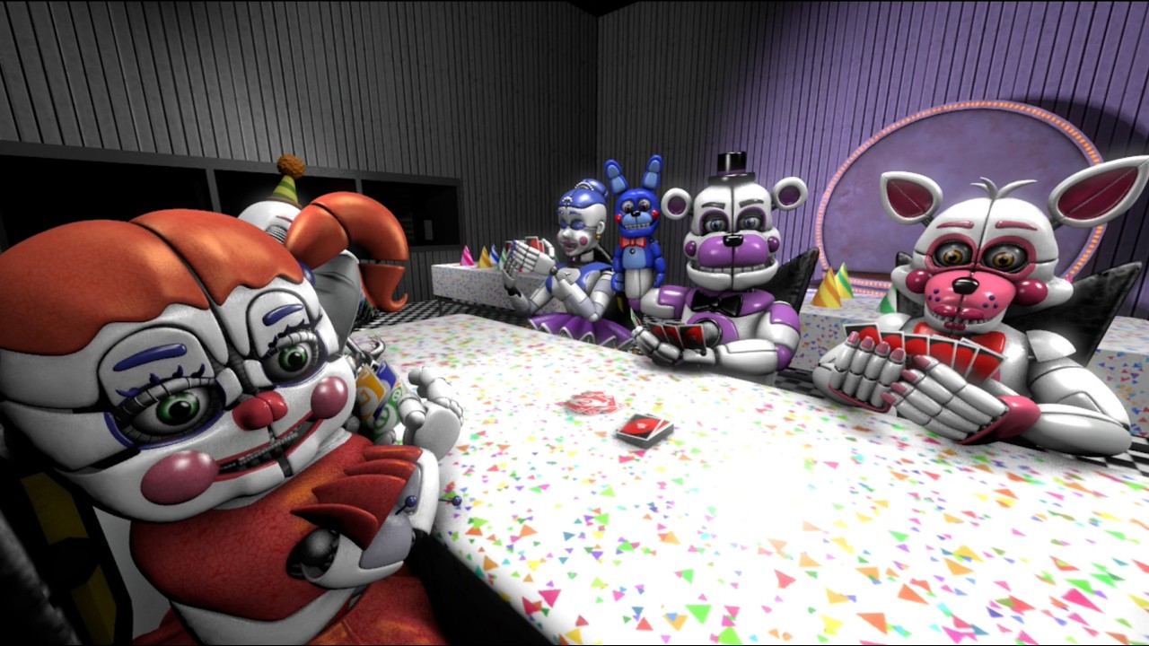 FNAF Sister Location Plays Uno
