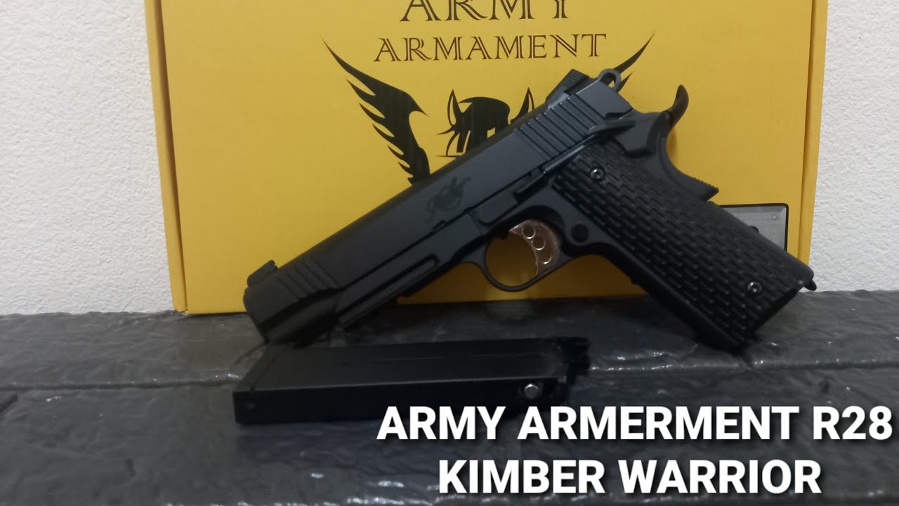 รีวิวบีบีกัน ของ army รุ่น r28 (kimber warrior)ระบบเเก็ส