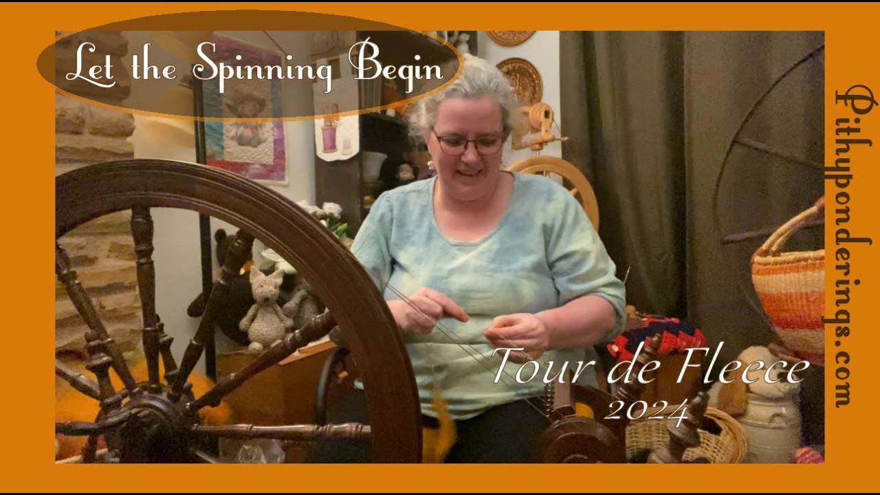 Let the Spinning Begin - Tour de Fleece 2024
