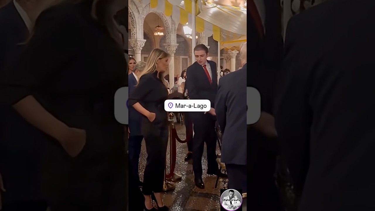 President Donald Trump, Melania & Barron Trump - Mar-a-Lago 🥂❤️ 