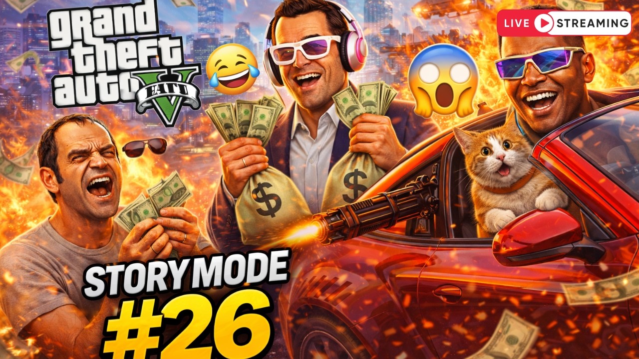 [🔴LIVE ] GTA V | Story Mode #26  กลับมาลุยเนื่้อเรื่องกันต่อคร้าบบ