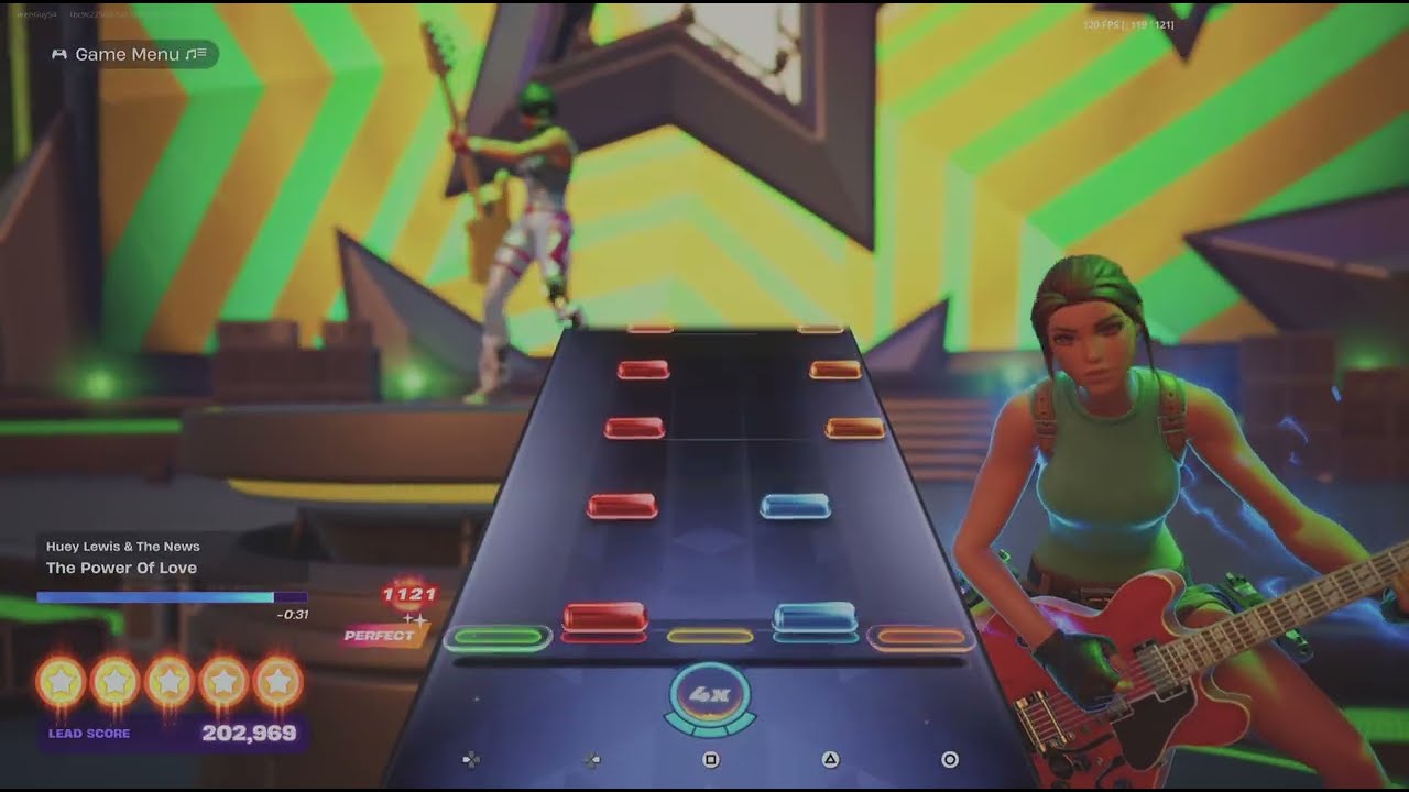 The Power Of Love Huey Lewis & The News Lead Expert 100% Fortnite Festival