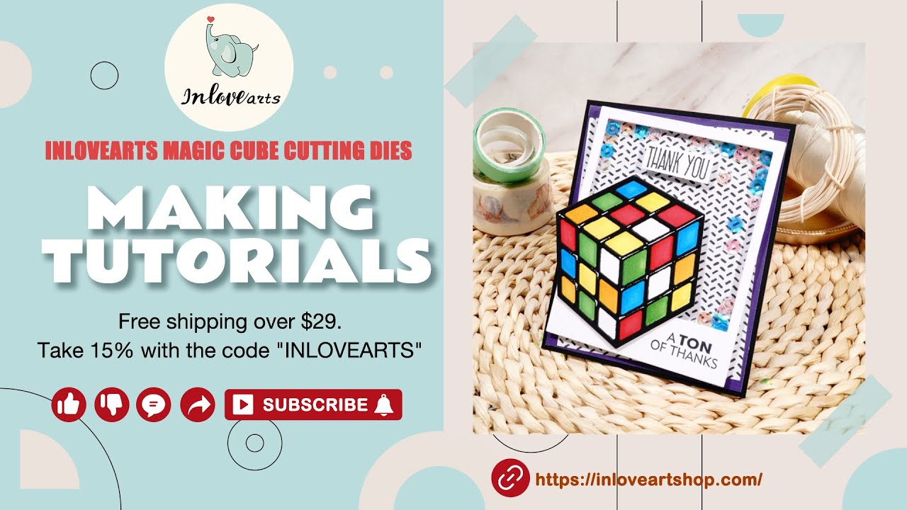 Video Tutorial | Inlovearts | Magic Cube Metal Cutting Dies