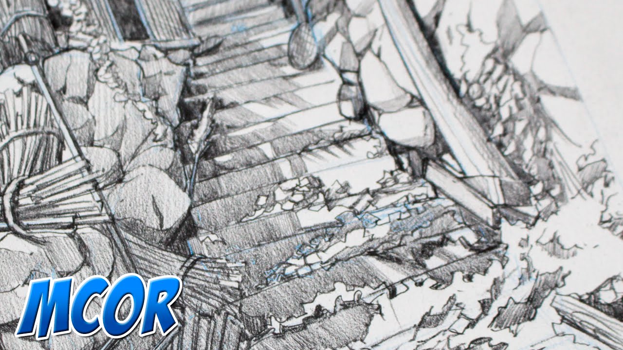 Como Dibujar un Escenario Anime/Manga