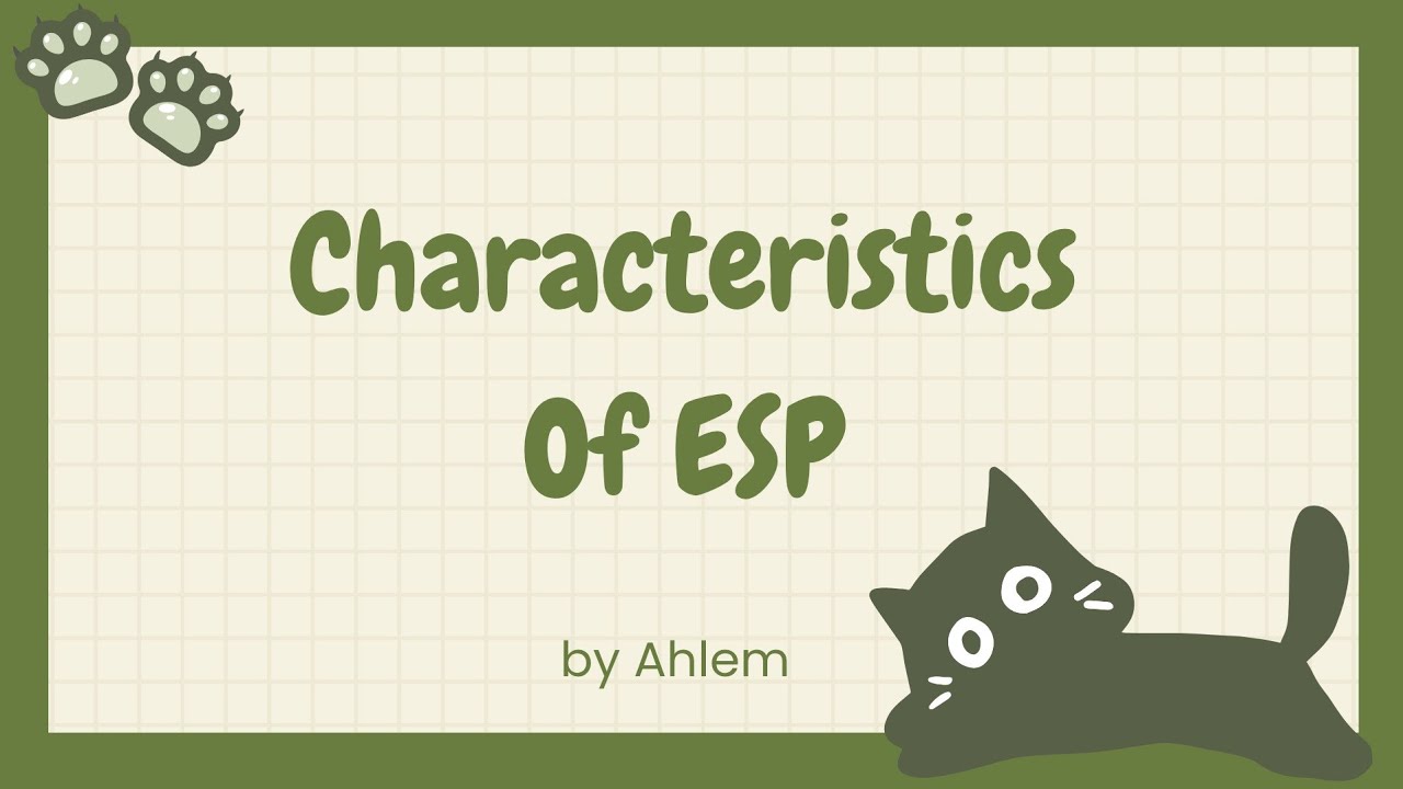 Characteristics of ESP 3rd year lmd(شرح بالعربية) 🤓🧠 