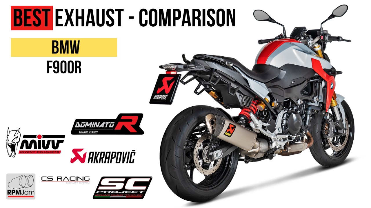 BEST Exhaust Sound - BMW F900R / SC-Project, Akrapovic, MIVV,  Remus