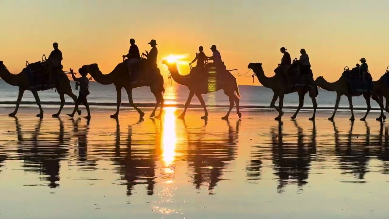 Sunset Camel ride at Cable Beach Broome