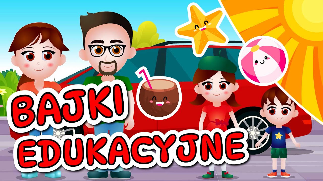 ⛱️ Bajki edukacyjne dla dzieci po polsku - Bezpieczne wakacje - Bezpieczeństwo nad wodą i na drodze