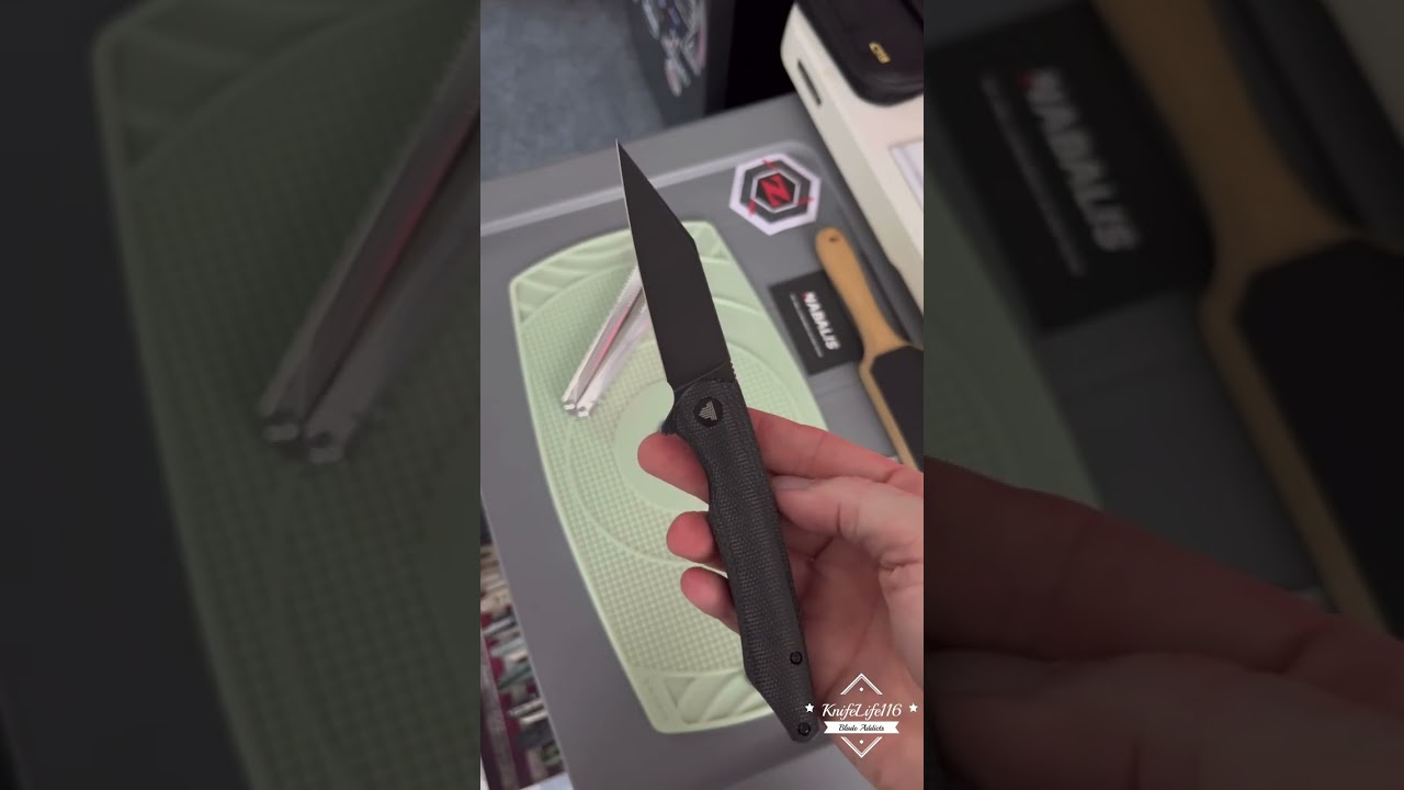 Micarta Mayhem/Trivisa Lynx #edc #blade #pocketknife #hobby #knifelife #truth #vibing #shorts #spin