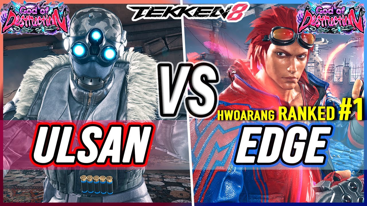 T8 🔥 Ulsan (Dragunov) vs EDGE (#1 Ranked Hwoarang) 🔥 Tekken 8 High Level Gameplay