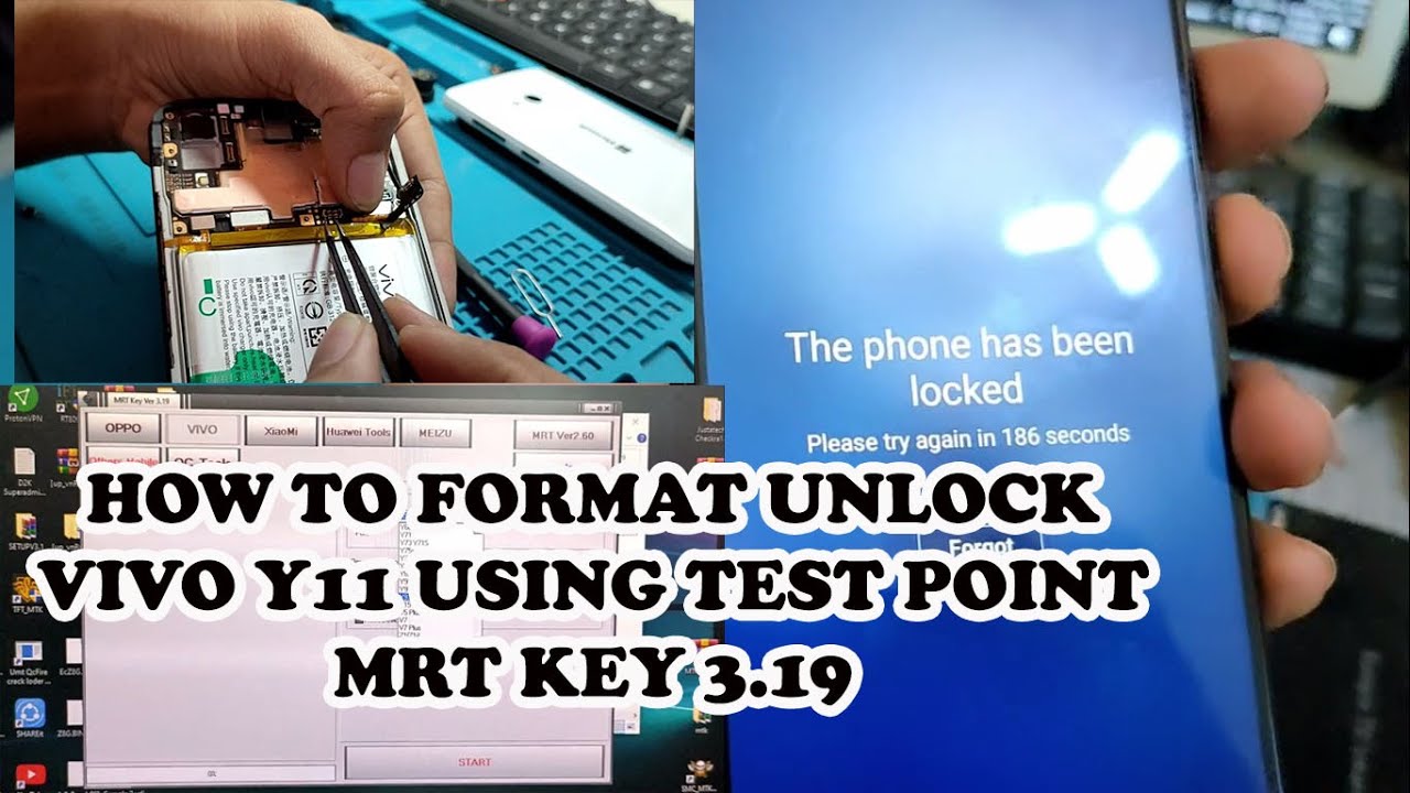 How to Format Unlock VIVO Y11 Using Test Point
