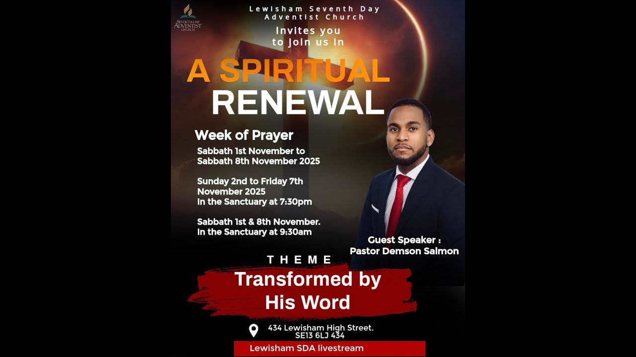 Week of Prayer 2025 (Thursday) - Pastor Demson Salmon