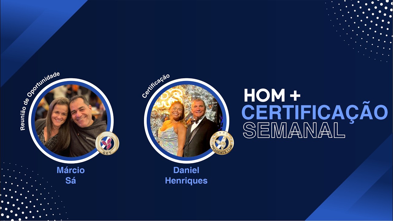 HOM [Márcio Sá]  + Certificação  Semanal [Daniel Henriques] 17/03/2026