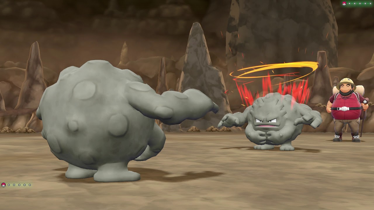 Pokemon Lets Go Eevee - Master Trainer Graveler