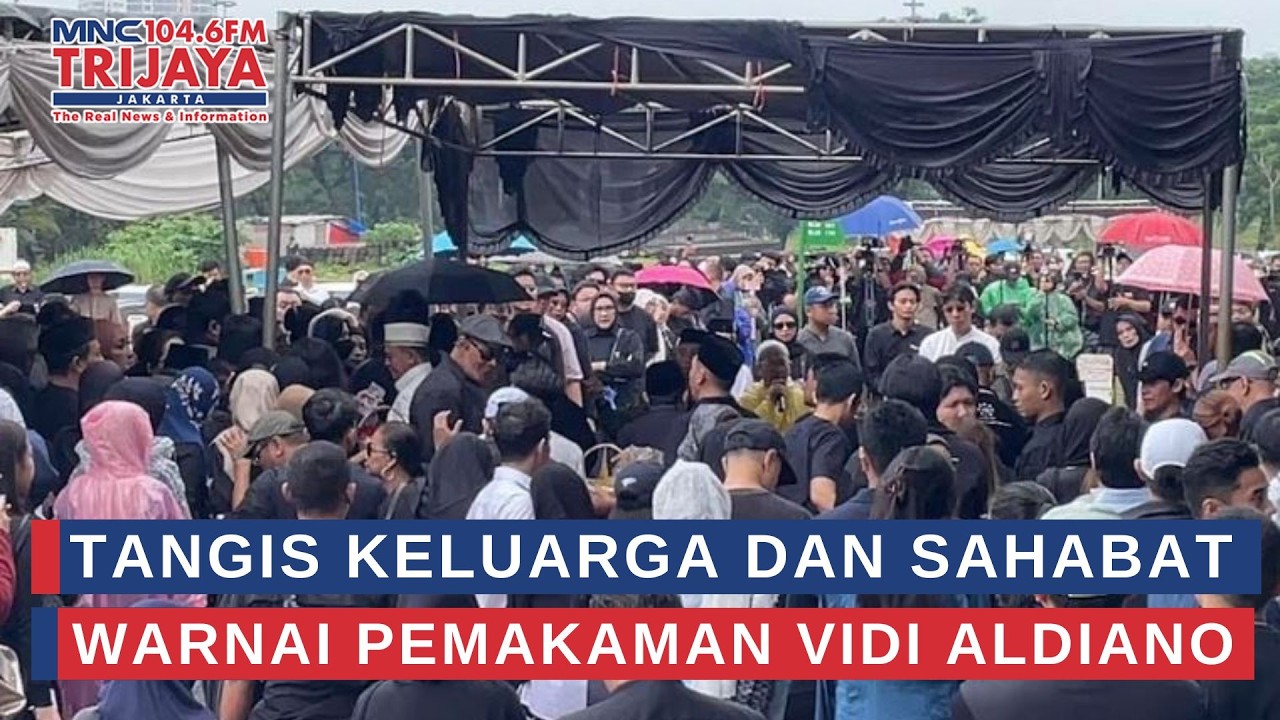 Tangis Keluarga dan Sahabat Warnai Pemakaman Vidi Aldiano | Trijaya Update