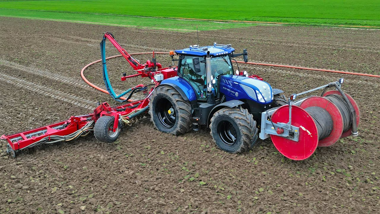 Sleepslang Bemesten | New Holland T7.270 + Roelama | Nikkels | 2024