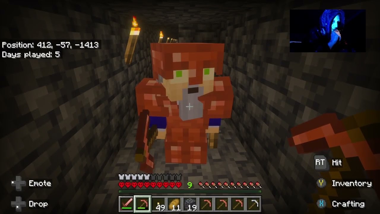 Minecraft World 1 Life How Many Days Will We Survive? Online Coop World Xbox
