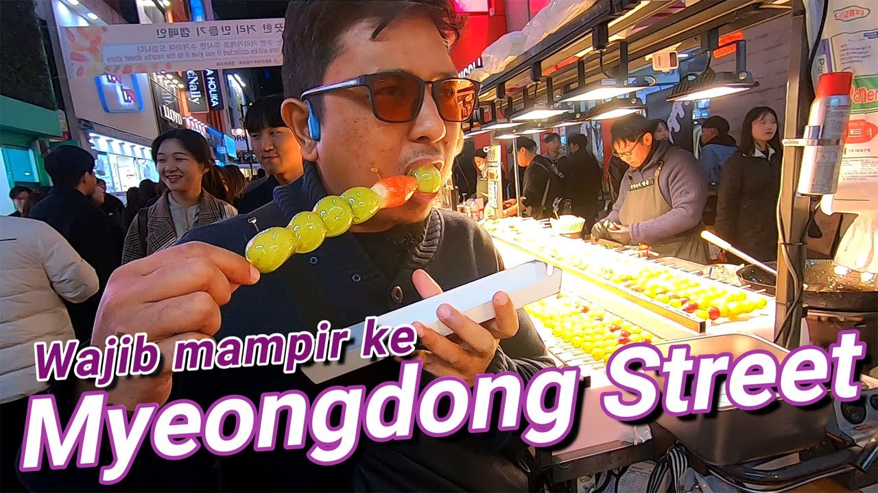 MYEONGDONG STREET DESTINASI YANG WAJIB DIKUNJUNGI DI SEOUL KOREA | Jalan Seru 125 #VlogKorea 20