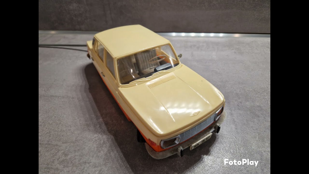 Restauration Wartburg 353 Anker DDR Spielzeug Fernlenkauto PRESU
