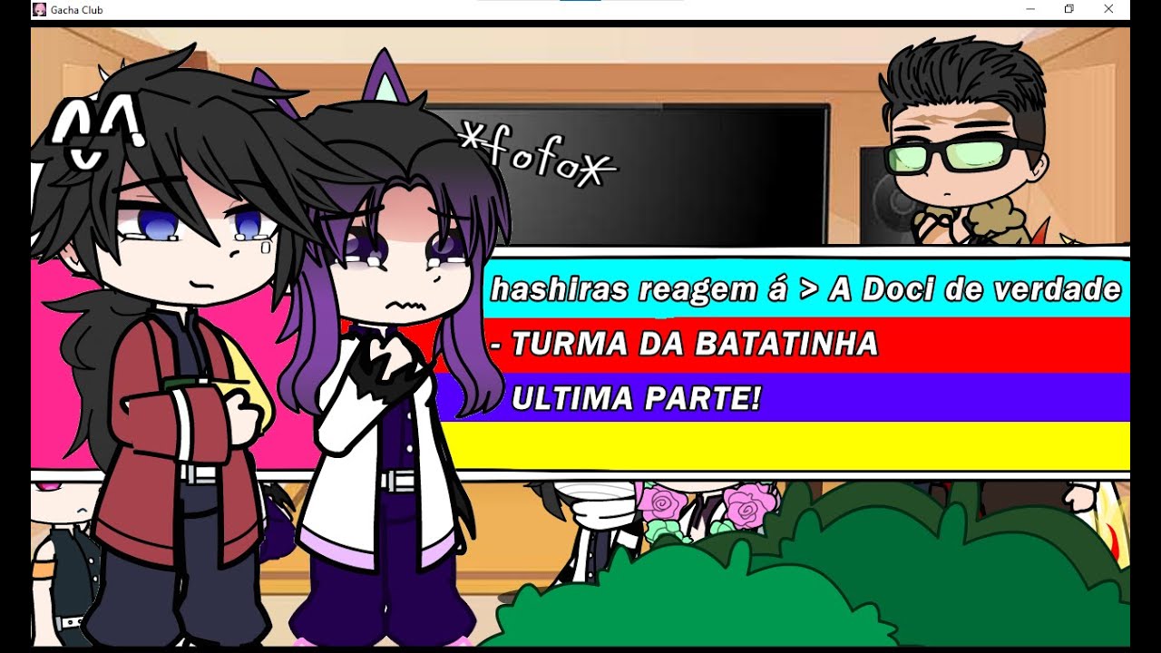 Hashiras reagem a: A Doci de verdade - turma da batatinha