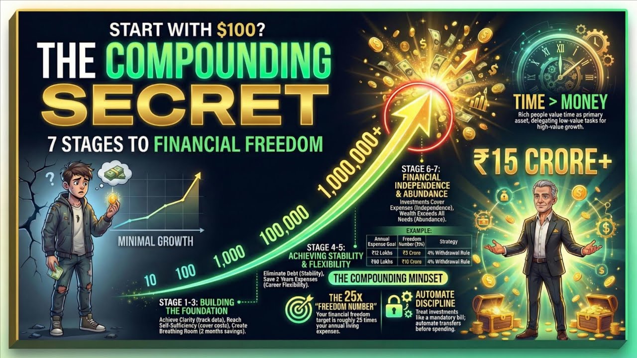 7 Stages of Wealth 💰 Your Roadmap to Financial Freedom!