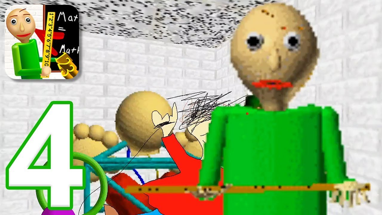 Baldi's Basics in Education - Gameplay Walkthrough Part 4 (iOS)