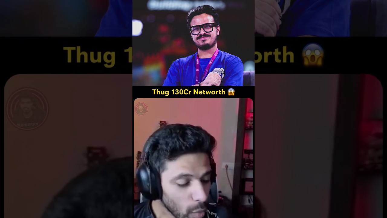 8Bit Thug Net Worth ₹130 Crore 😱💰 Ocean Sharma Shocked! 😳🔥 | BGMI Esports 2025