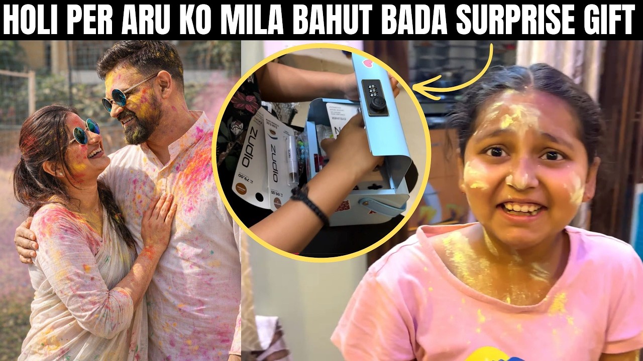 Holi Vlog #mansishailvlogs #couplevlog
