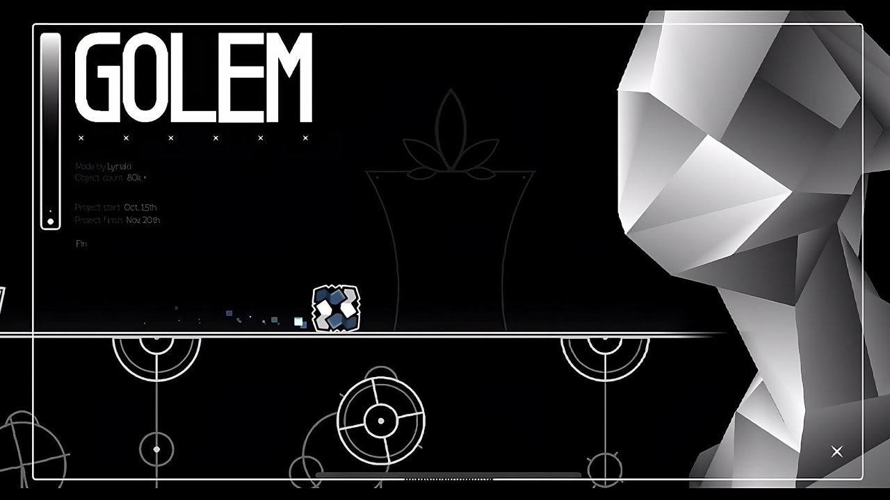 &ldquo;Golem&rdquo; by Lyriaki | Geometry Dash 2.2