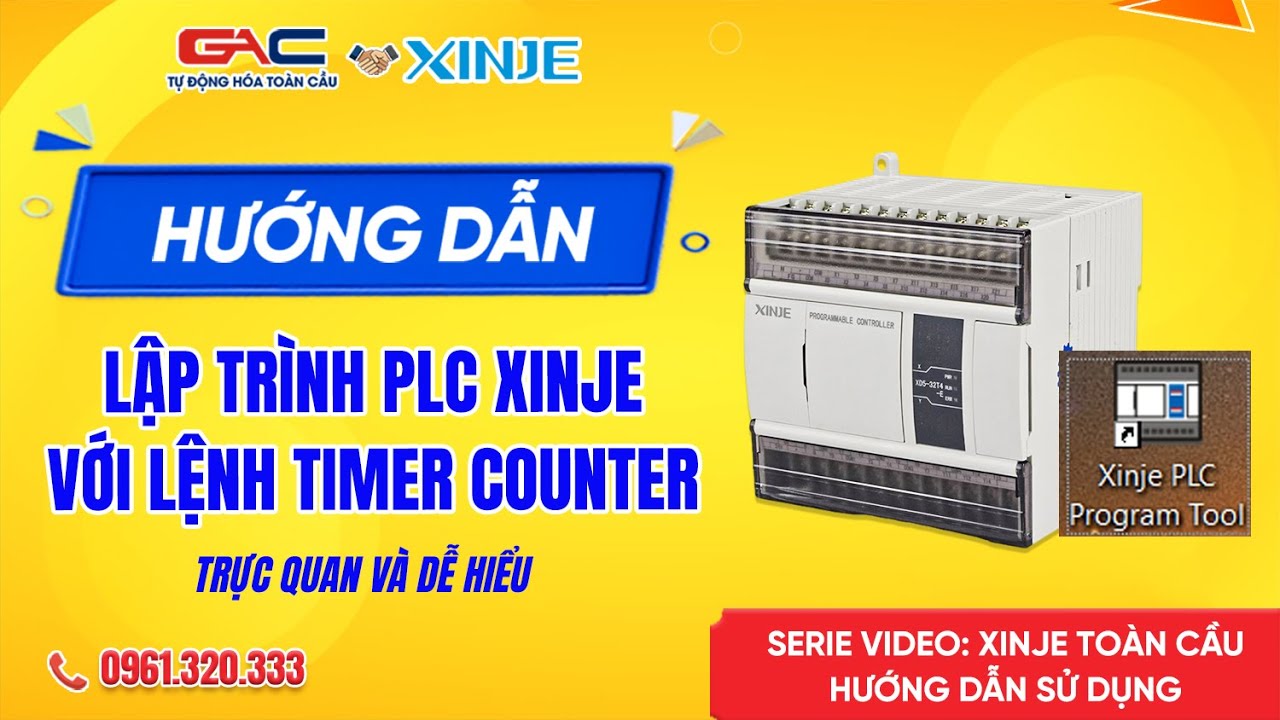 07. Hướng dẫn lập trình PLC Xinje với Lệnh Timer Counter