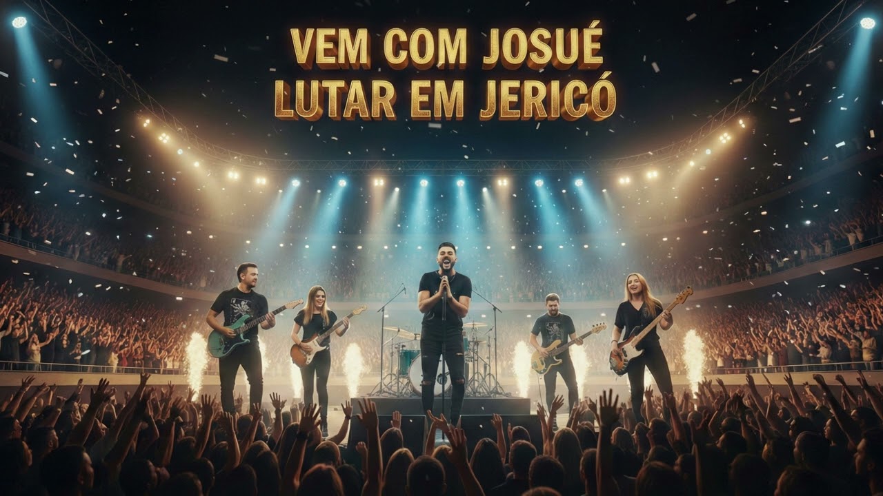 Rock Worship - VEM COM JOSUÉ LUTAR EM JERICÓ - Adoração!