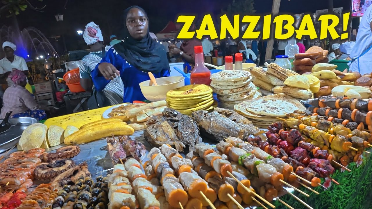 I Tried Every Street Food in Zanzibar! 😱 The Ultimate Swahili Street Food Challenge