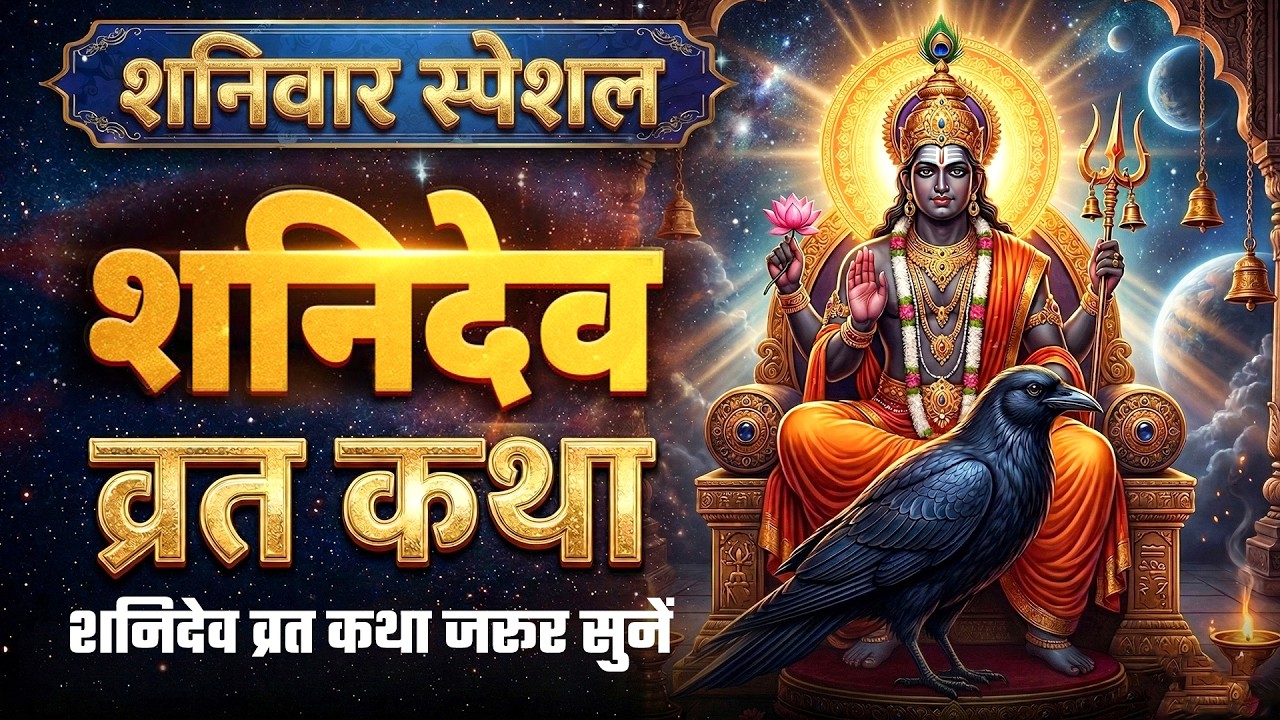 शनिवार स्पेशल शनिदेव व्रत कथा | Shani Dev Vrat Katha | Shanidev Ji Ki Katha | Shanivar Vrat Katha