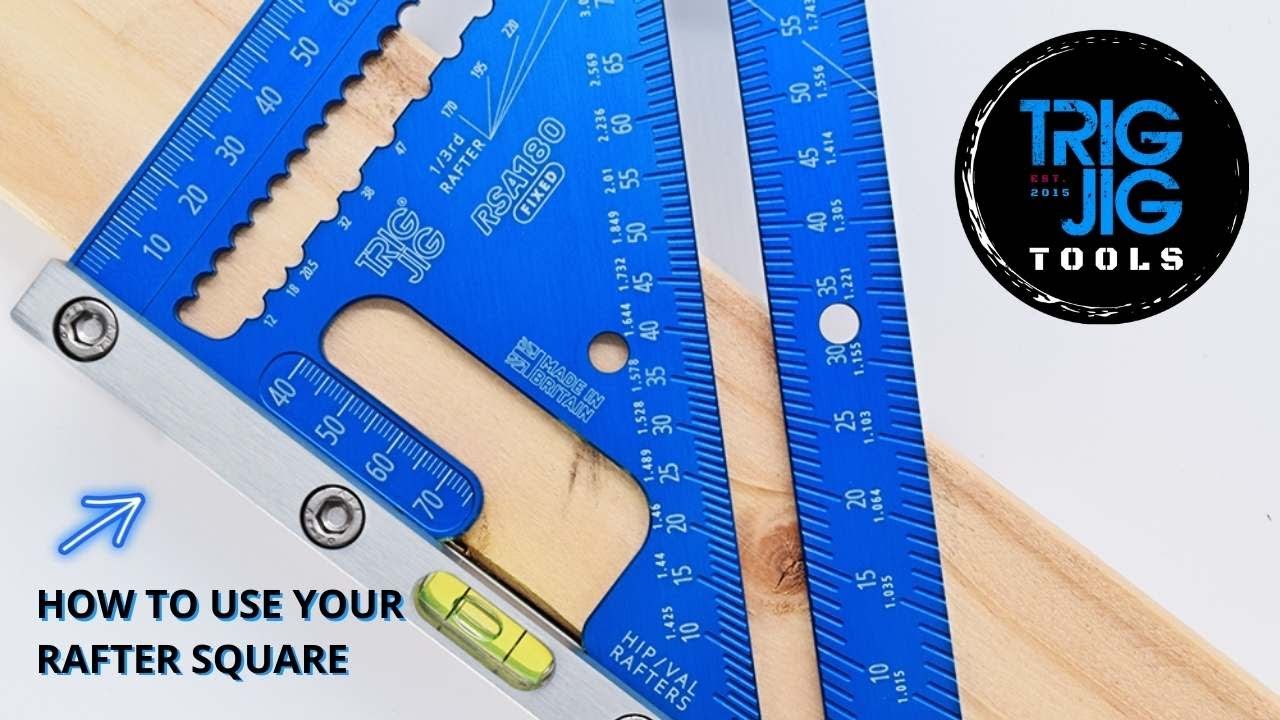 How To Use Your Rafter Square - The RSA180 Fixed LE