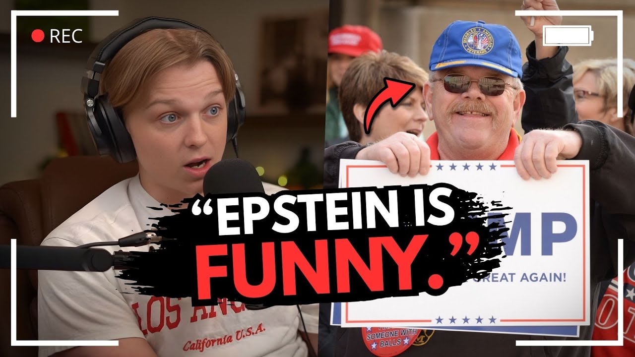 Disgusting MAGA Man CAUGHT Praising Epstein
