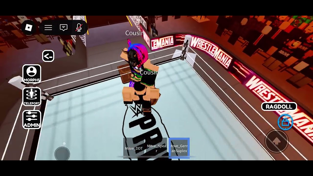 Jey uso vs bron breaker #roblox #wwe