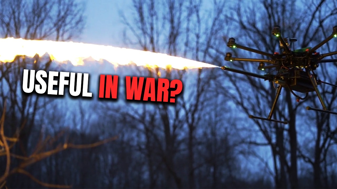 Why Aren&rsquo;t Flamethrower Drones Used in Combat?