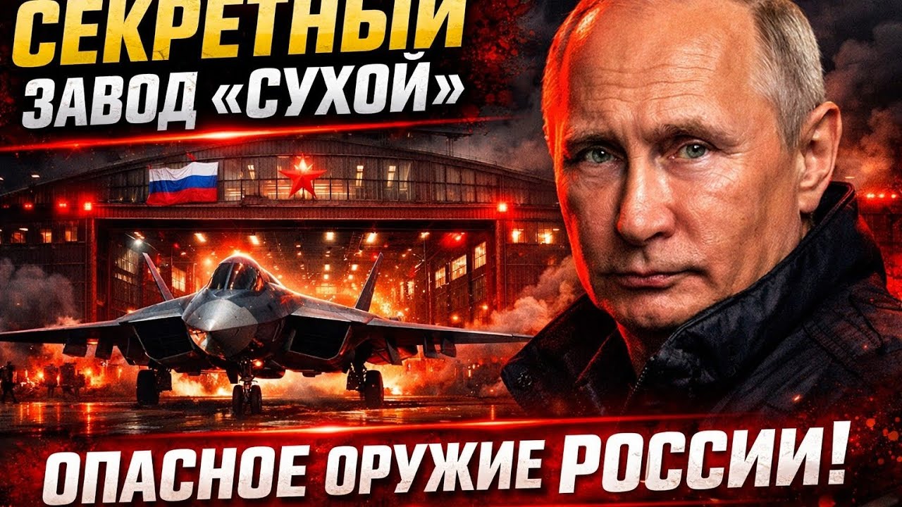 Внутри секретного завода «Сухой» в России 🇷🇺 | Здесь создают самые опасные истребители мира