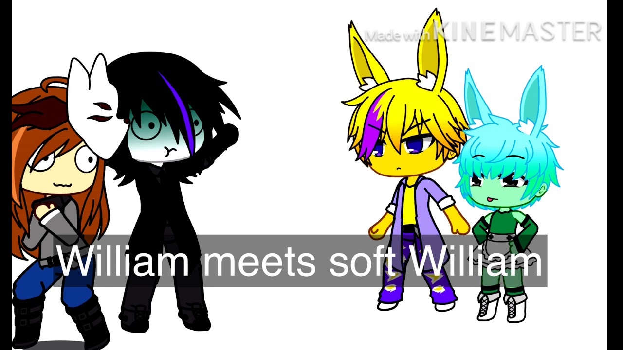 William Afton meets soft William | gacha life | bored lol