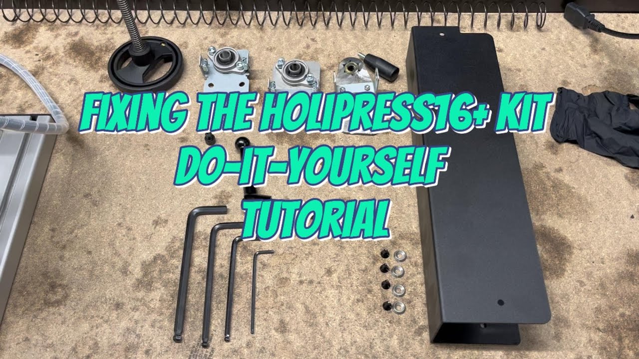 Fixing the Holipress16+ kit Do-It-Yourself Tutorial