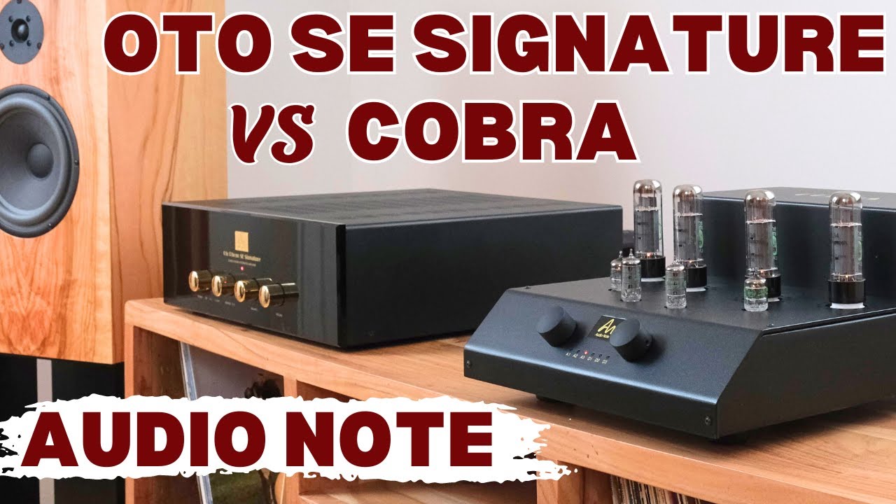 AUDIO NOTE COBRA VS AUDIO NOTE OTO SE SIGNATURE AMPLS. SOUND TEST. #audionote #hifi  #stereo