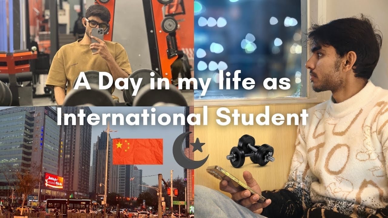A Peaceful Day in the life of International Student in China | My first Vlog